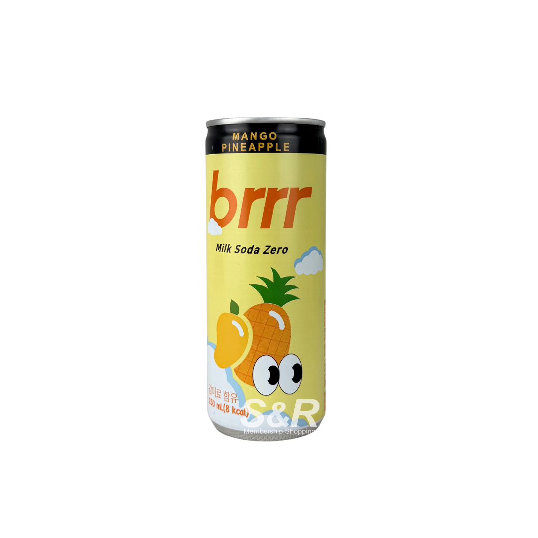 Brrr Milk Soda Mango Pineapple Zero Sugar 250mL Brrr Milk Soda Mango Pineapple Zero Sugar 250mL
